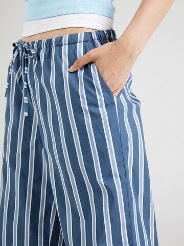 Motel Wide Leg Hose 'Lirura' in Blau