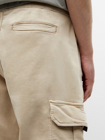 Pull&Bear Tapered Cargo nadrágok - szürke