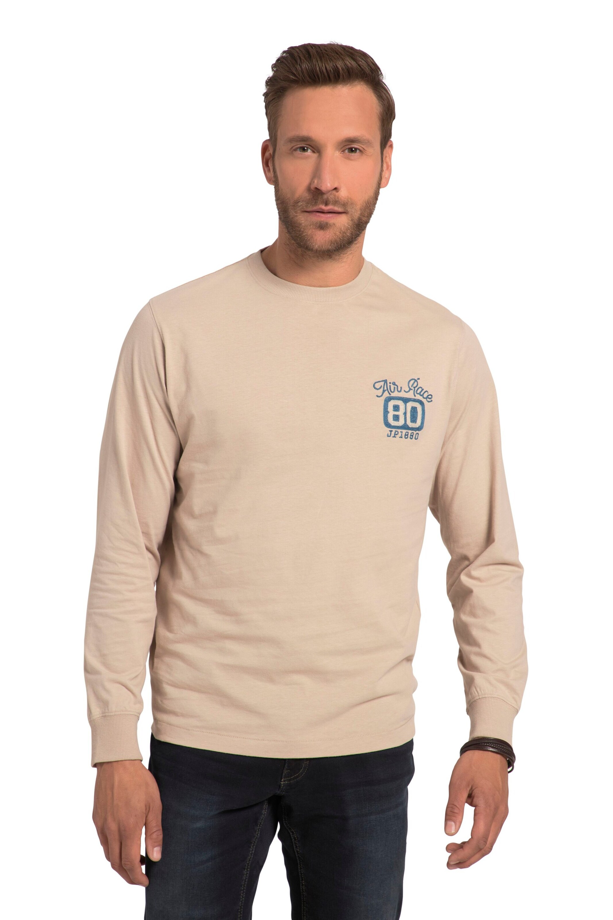 T-Shirt JP1880 en beige : devant