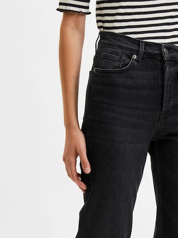 Regular Jean SELECTED FEMME en noir