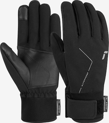 REUSCH Athletic Gloves 'Diver' in Black: front