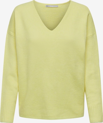 ONLY Sweater 'RICA' in Yellow: front