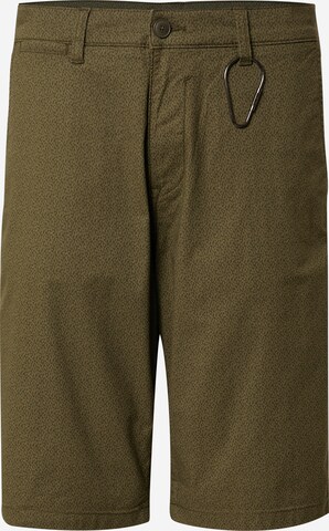 ESPRIT - Calças chino em verde: frente