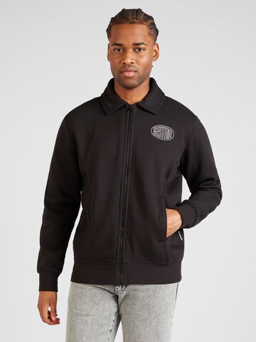 G-Star RAW Sweat jacket in Black: front