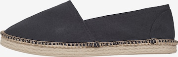 Urban Classics Espadrilles in Zwart: voorkant