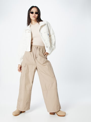 InWear Wide leg Broek 'Isma' in Beige