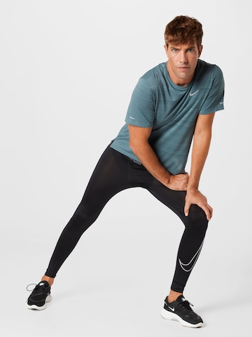 NIKE Skinny Fit Спортен панталон в черно