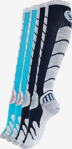 Chaussettes de sport Stark Soul en bleu : devant