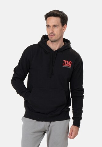 Sweat-shirt ' TRUE COURAGE ' Key Largo en noir : devant