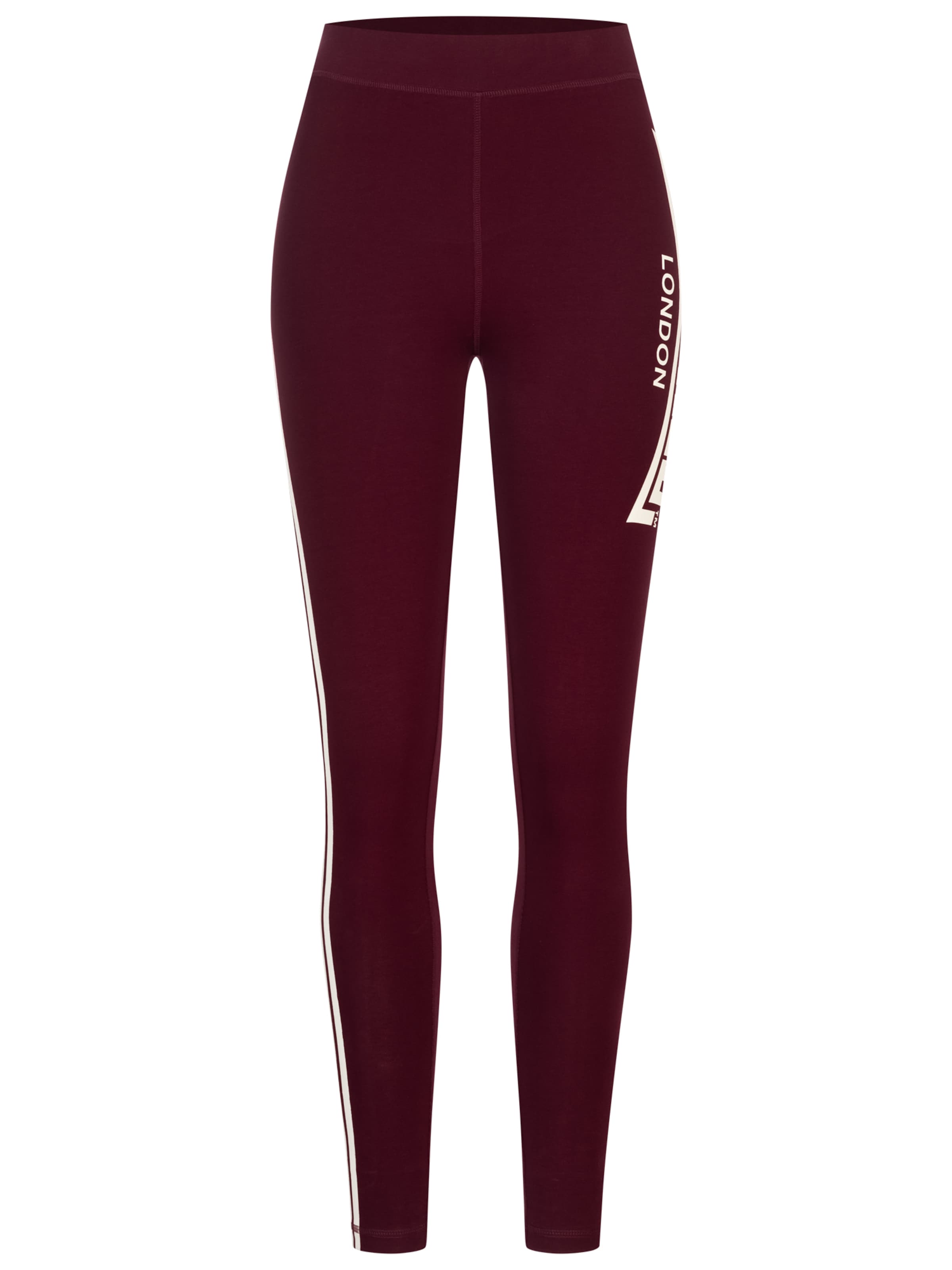 LONSDALE Skinny Παντελόνι φόρμας 'Lowstoft' σε κόκκινο: μπροστά