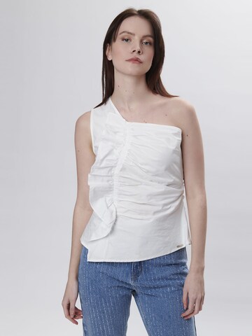 Influencer - Top en blanco: frente
