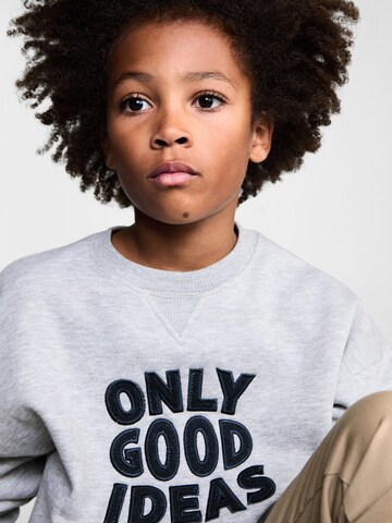 Sweat 'GOOD' MANGO KIDS en gris