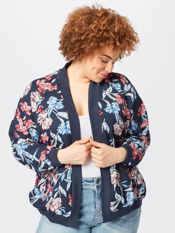 ABOUT YOU Curvy Tussenjas 'Maja' in Blauw: voorkant