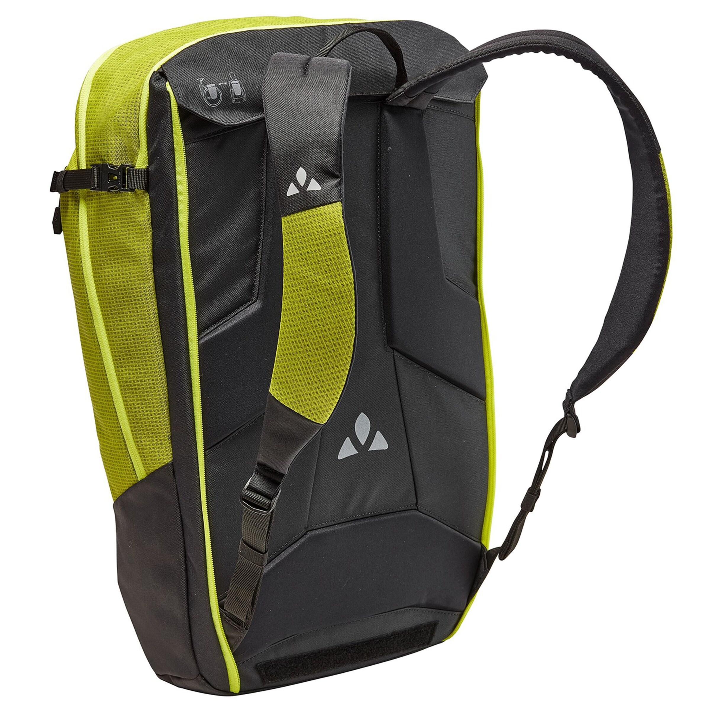 Zaino sportivo 'Cycle 28 II Luminum' di VAUDE in giallo