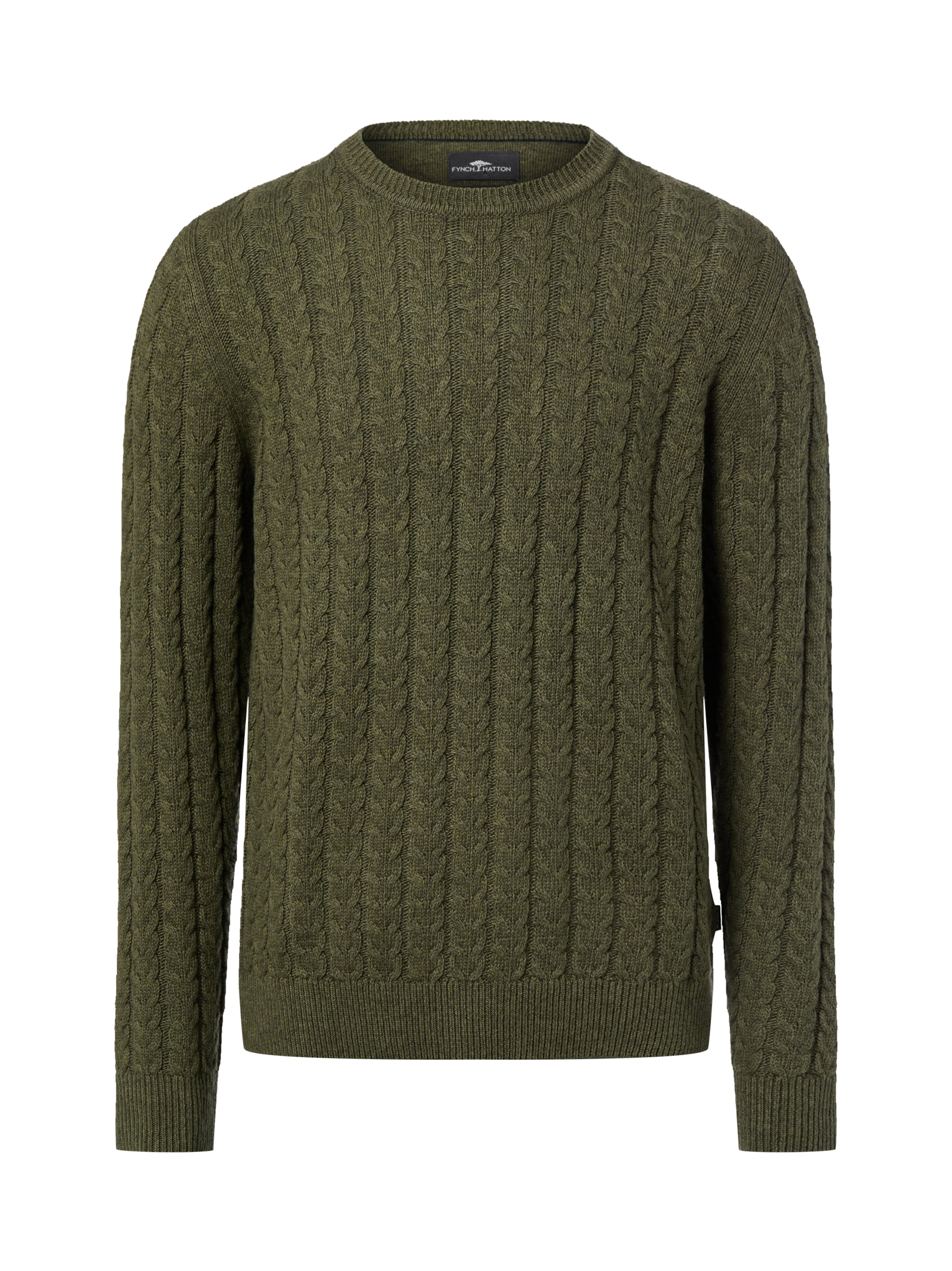FYNCH-HATTON Pullover in Grün: Vorderseite