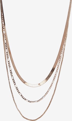 PIECES Necklace 'SALLY' in Gold: front