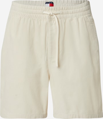 smėlio Tommy Jeans Standartinis Kelnės: priekis