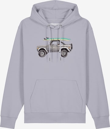 Watapparel Sweatshirt ' Surf Pickup ' in Lila: voorkant