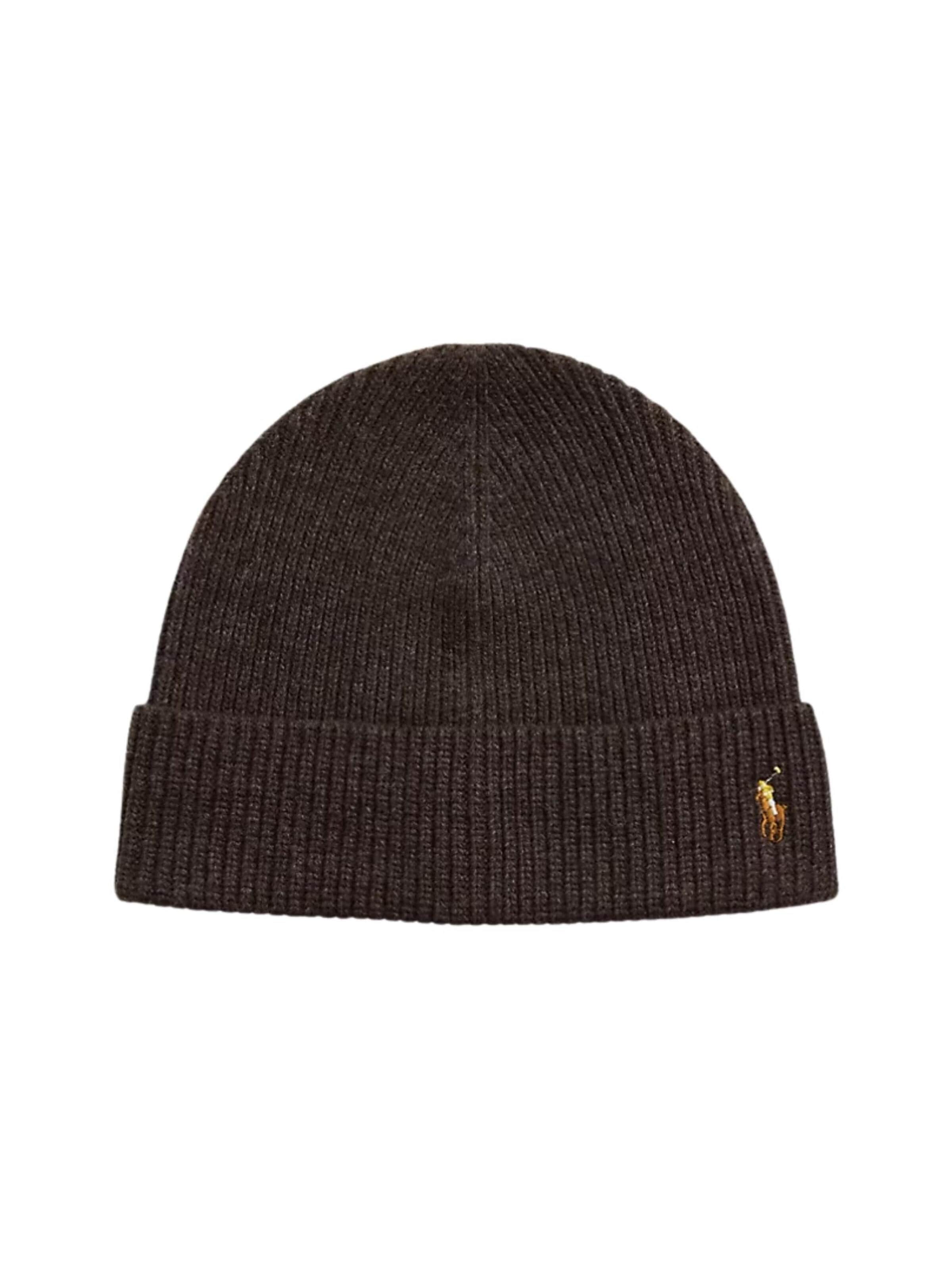 Polo Ralph Lauren Beanie 'POLO RALPH LAUREN cappello CAPPELLO' in Brown: front