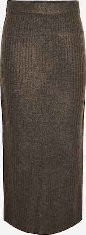 PIECES Rok 'PCTulle' in Bruin: voorkant
