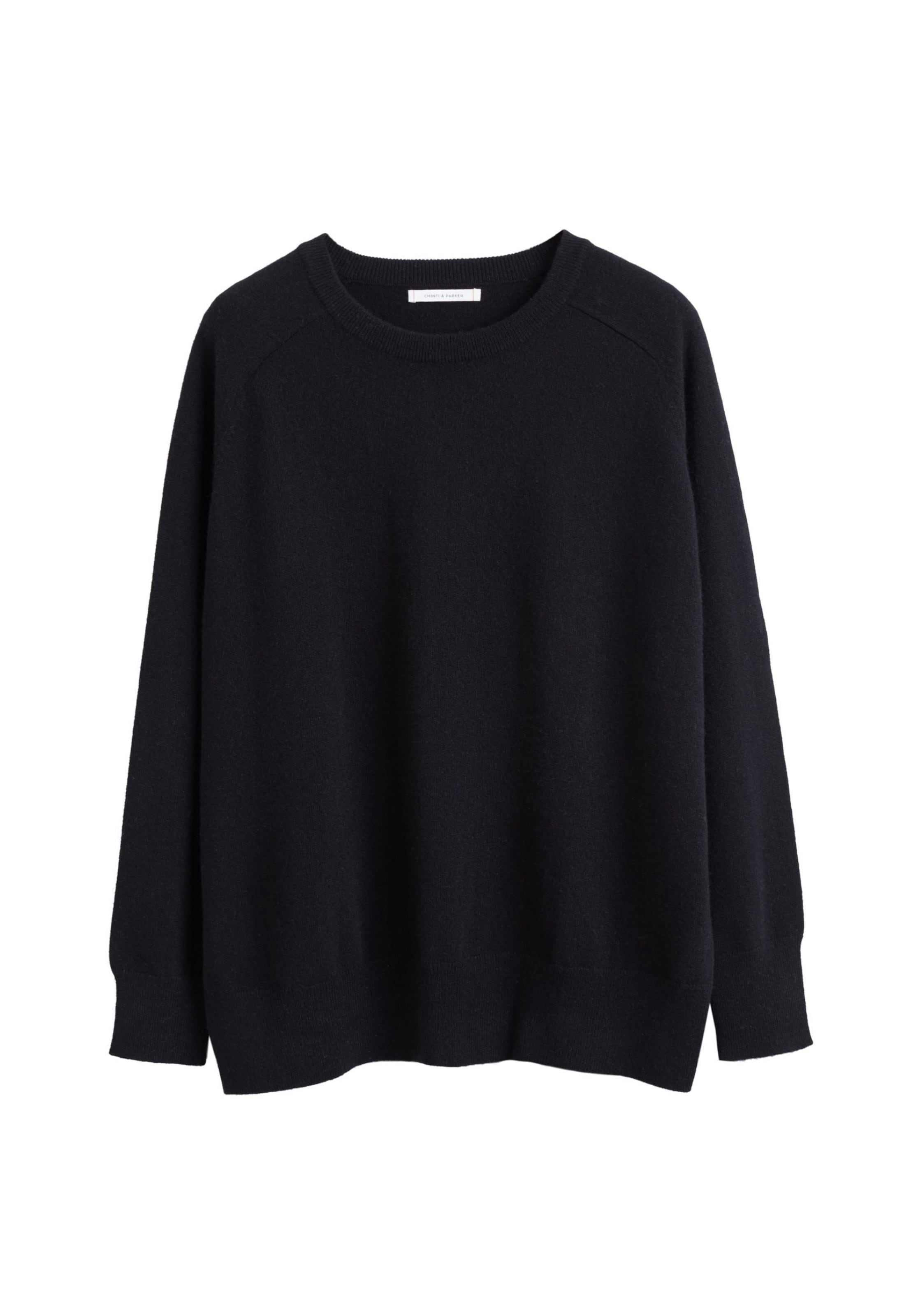Pull-over 'Pure Cashmere' Chinti & Parker en noir : devant