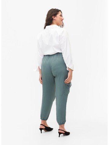 Zizzi Tapered Hose 'Macy' in Grün