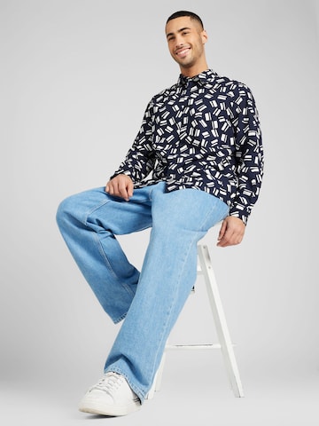 Studio Seidensticker Regular fit Button Up Shirt in Blue