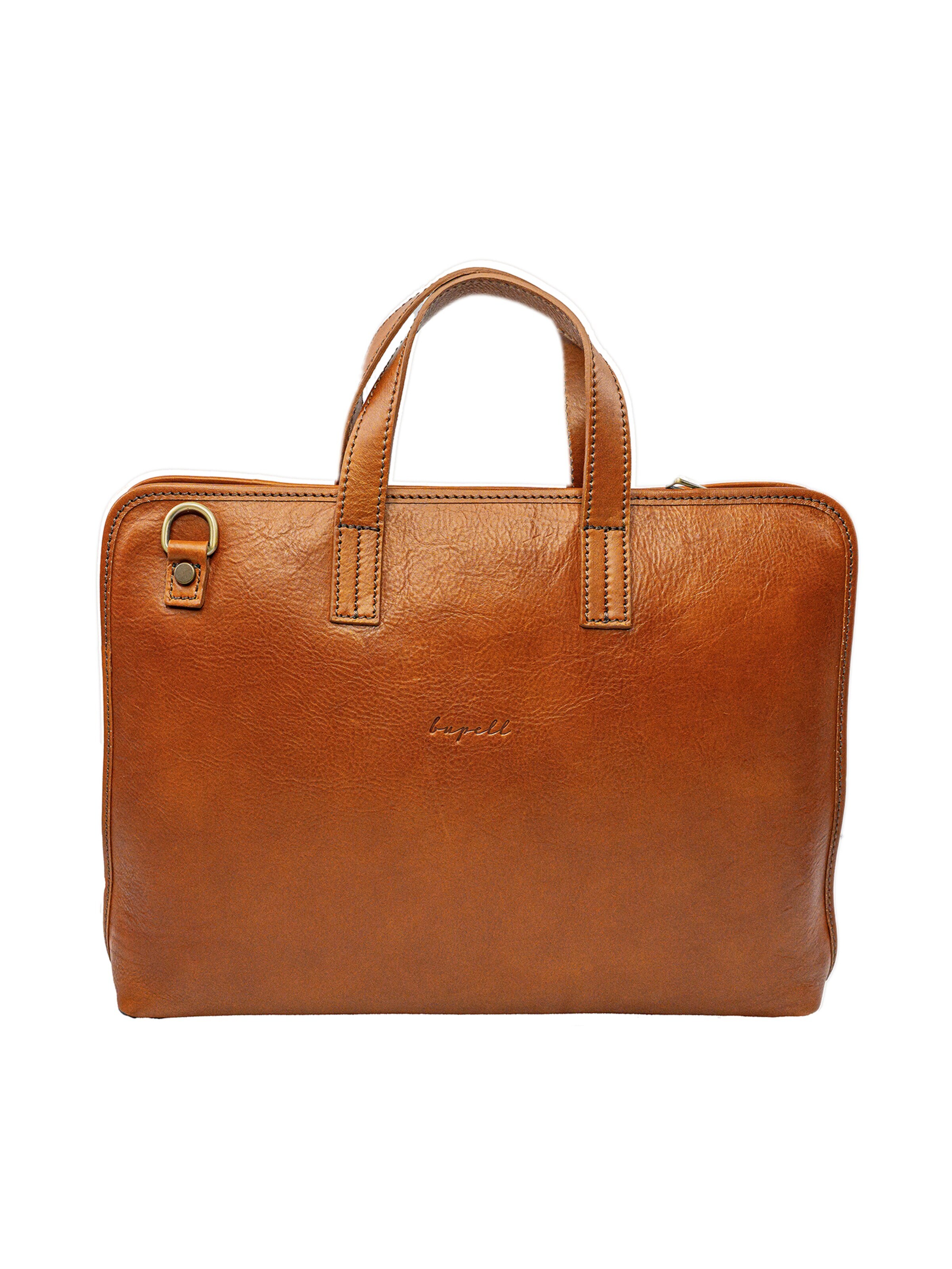 bupell Laptop Bag 'Pietro' in Brown: front