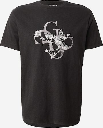 GUESS Bluser & t-shirts 'CRAFTED BIRD' i sort: forside