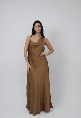 Elara Abendkleid in Braun