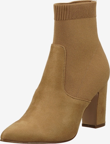 Bottines 'RESEARCH' STEVE MADDEN en marron : devant