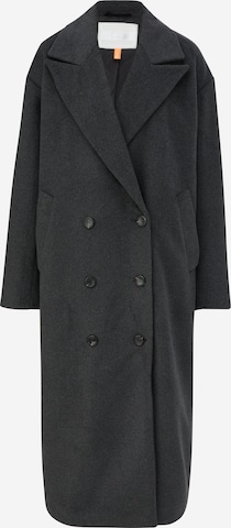 Manteau mi-saison QS en noir : devant