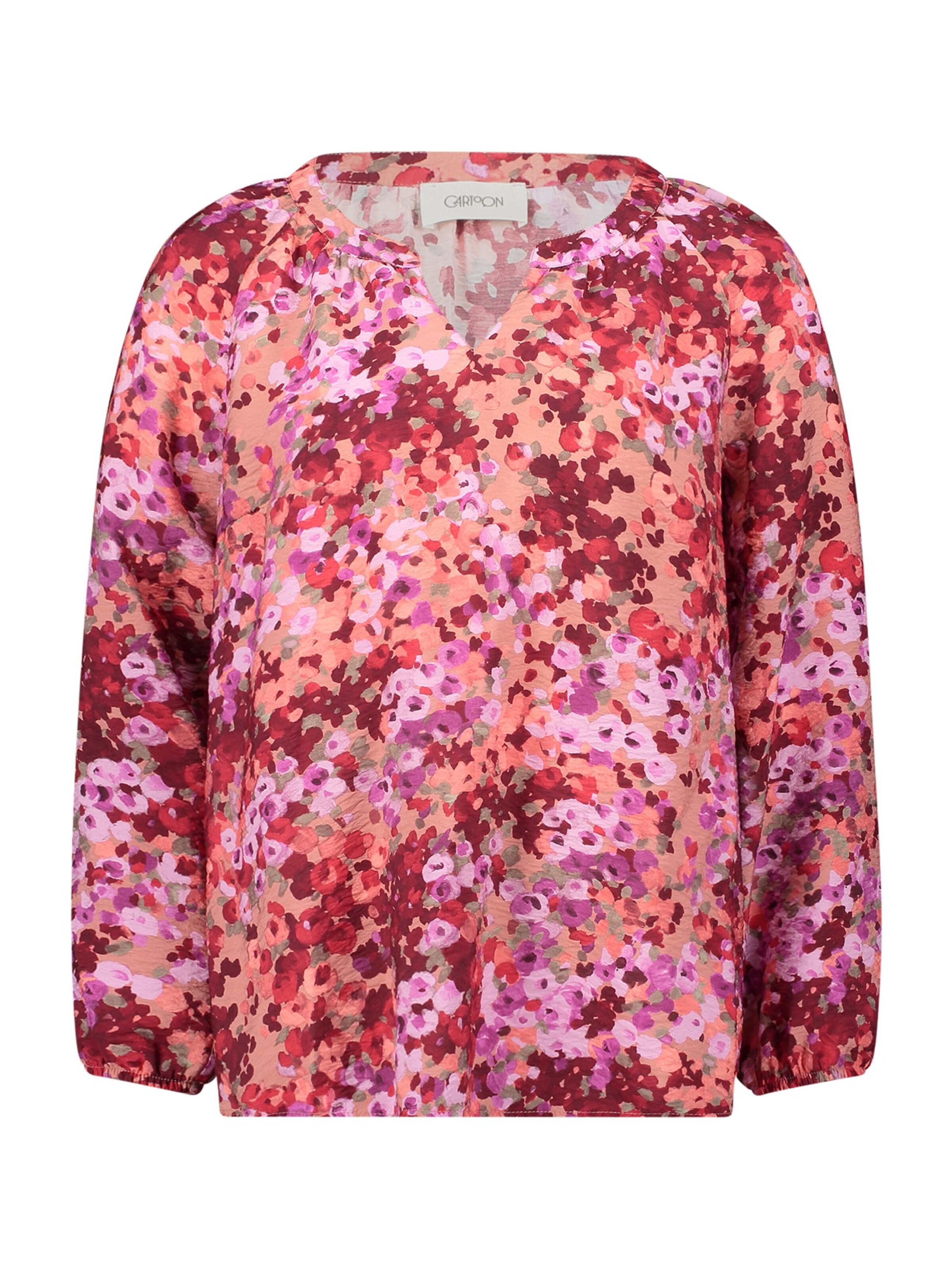 Cartoon - Blusa en lila: frente