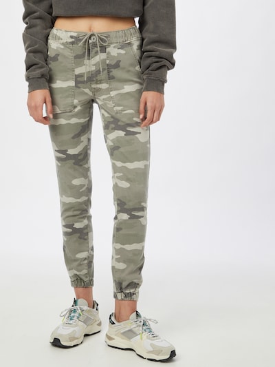 American Eagle Džíny - tmavě šedá / šedý melír / olivová / pastelově zelená, Model/ka