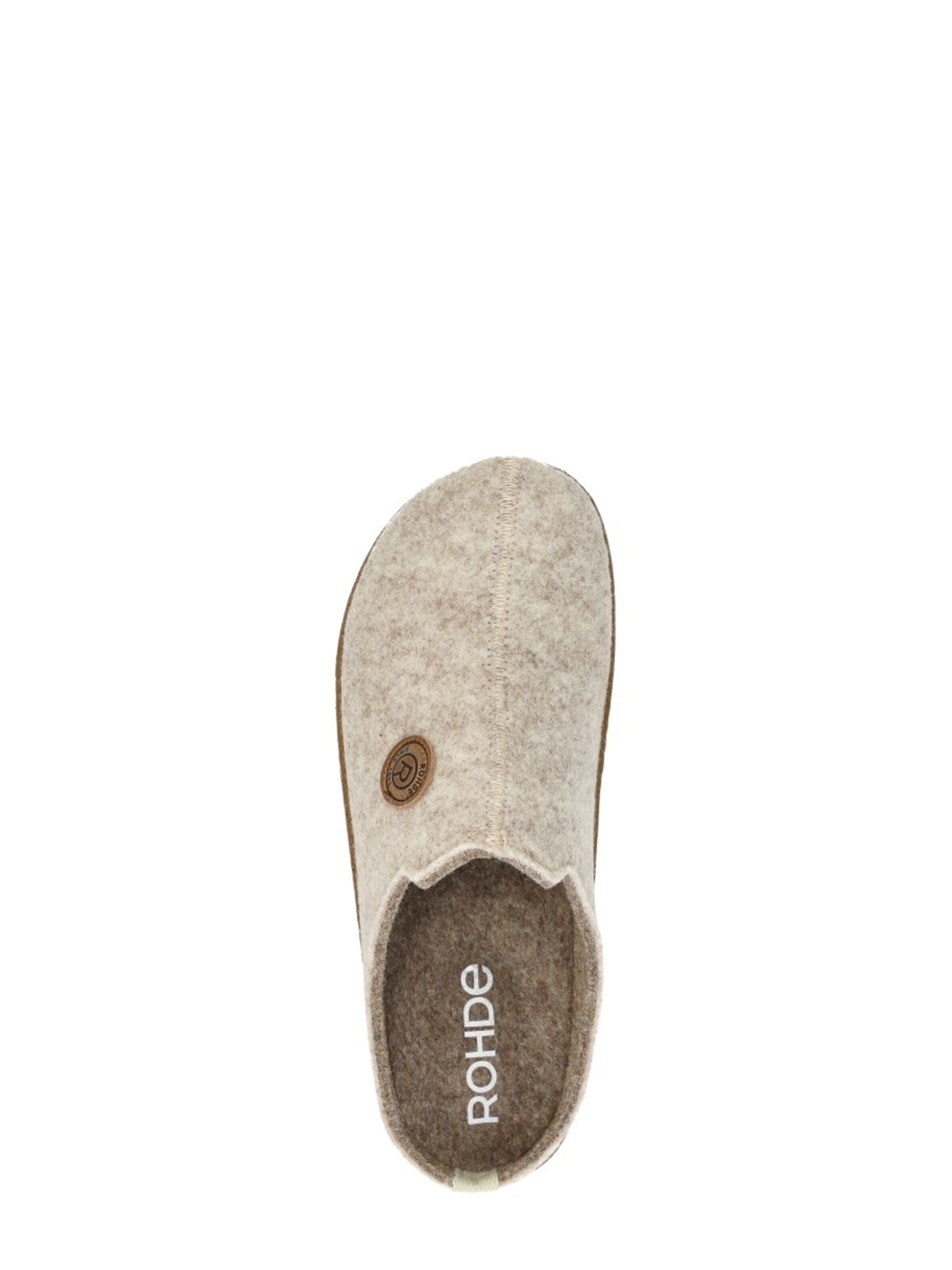 ROHDE Huisschoenen 'Pantoffels Open' in Beige