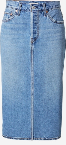 Jupe 'Side Slit Skirt' LEVI'S ® en bleu : devant