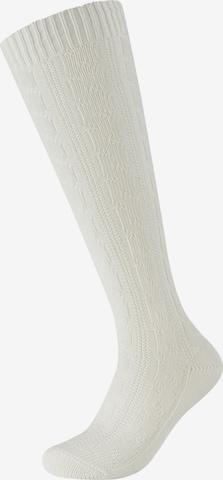camano Knee socks in White: front