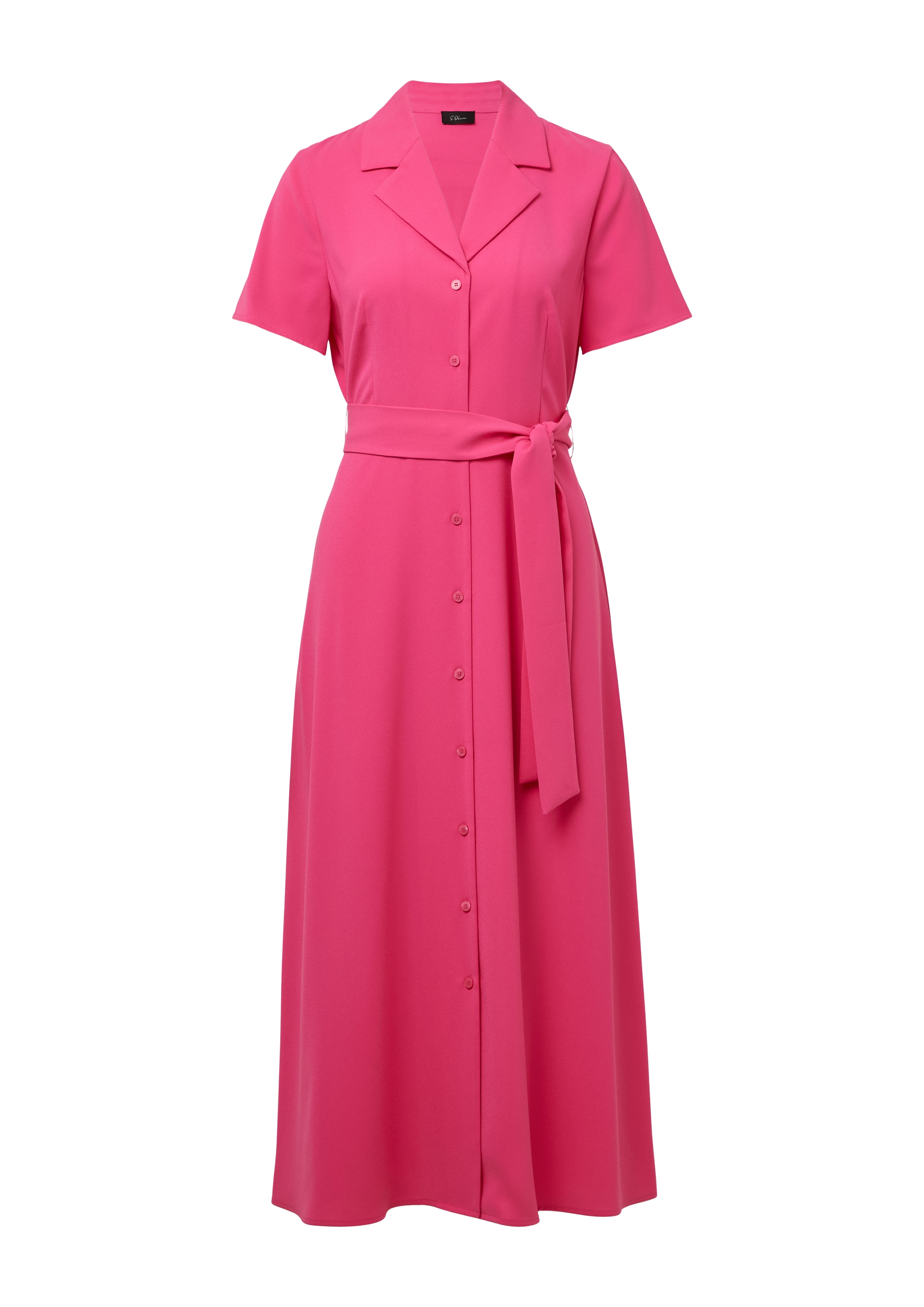 s.Oliver BLACK LABEL Blusenkleid in Pink: Vorderseite
