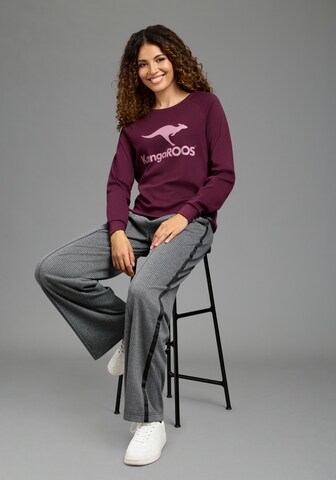 KangaROOS Sweatshirt in Rot