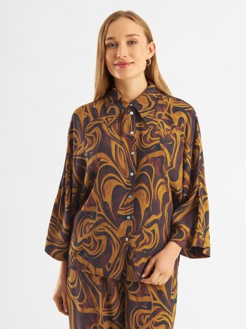 Camicia da donna 'Air' di Jascha Stockholm in marrone: frontale