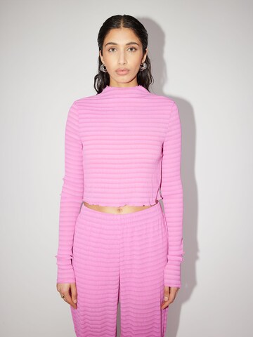 LeGer by Lena Gercke - Camisa 'Meret' em rosa: frente