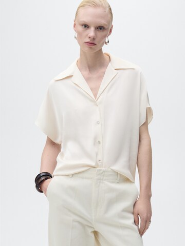 MANGO Bluse 'SASSA' i hvid: forside