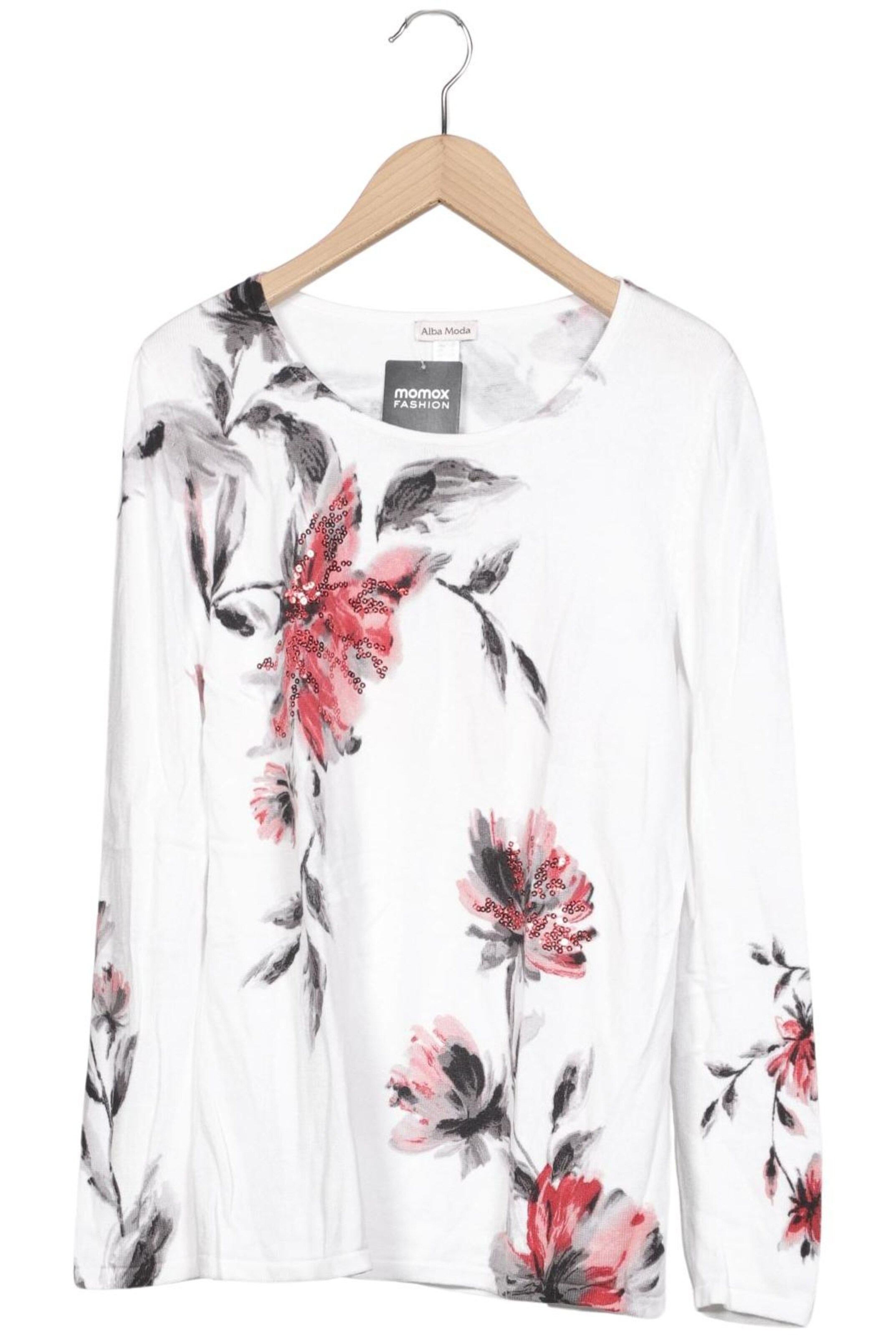 ALBA MODA Pullover M in Weiß: Vorderseite