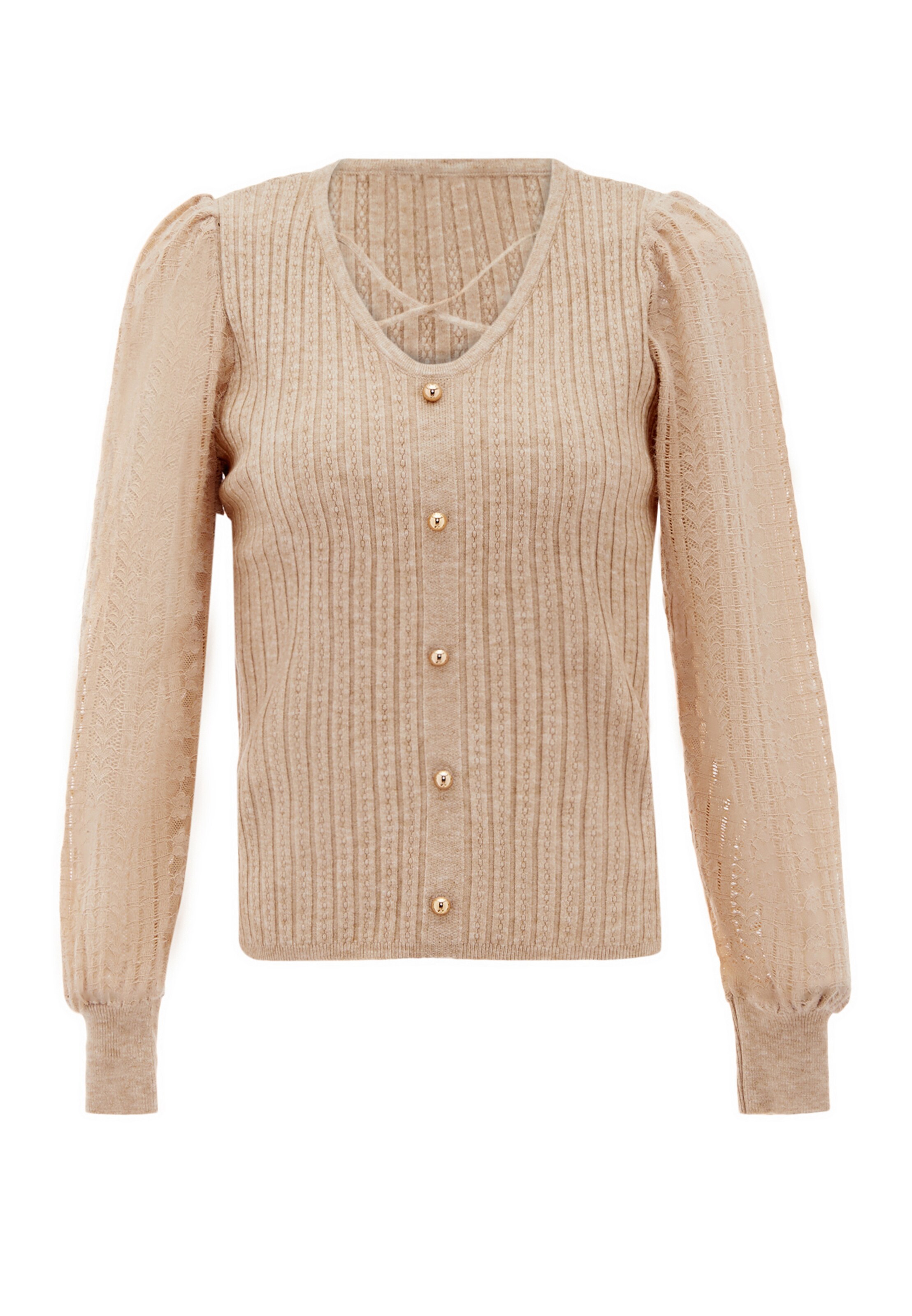 NAEMI Pullover in Beige: Vorderseite