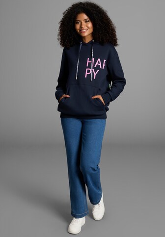 LAURA SCOTT Sweatshirt in Blau