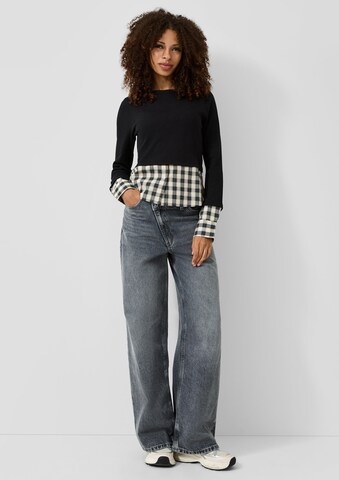 QS Shirt in Zwart