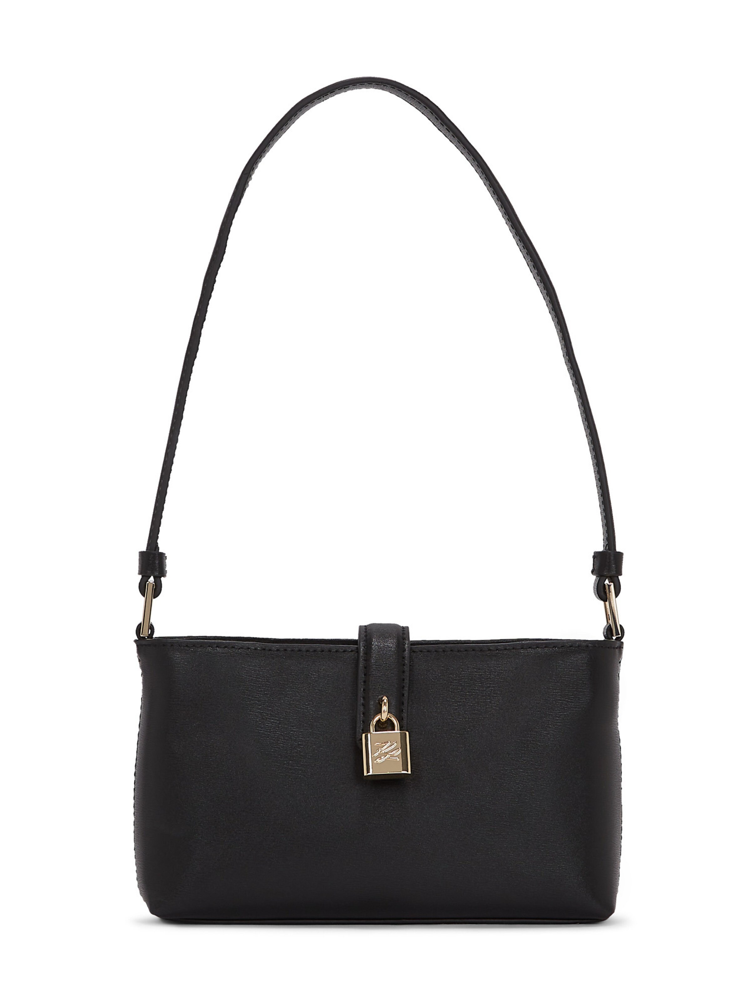 Karl Lagerfeld Axelremsväska i svart: framsida