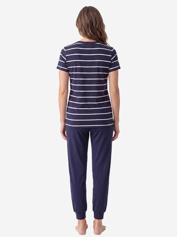 SCHIESSER Pyjama 'Mix & Relax' in Blauw