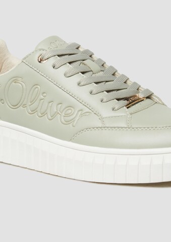 s.Oliver Platform trainers in Green