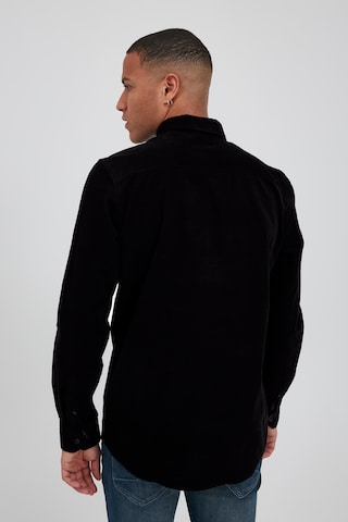 !Solid Regular fit Overhemd 'JUAN' in Zwart